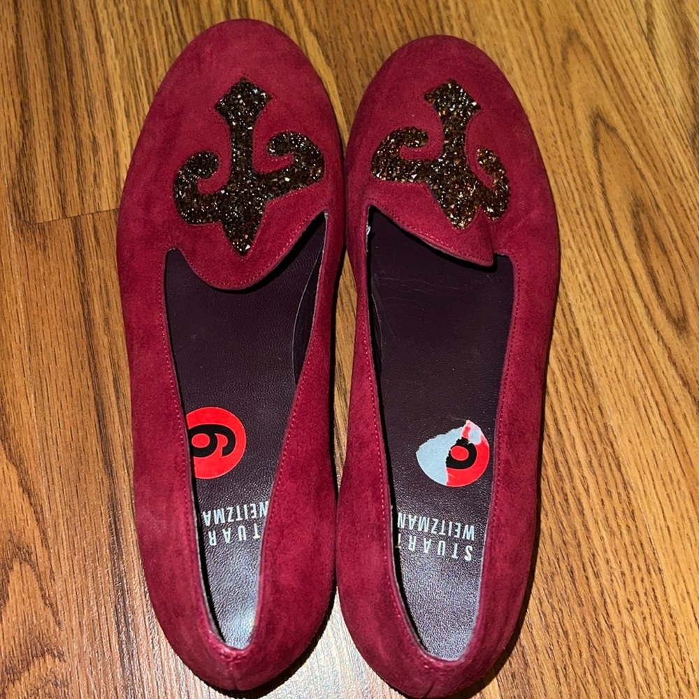 NWT Stuart Weitzman women’s suede loafers